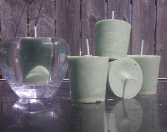 Sage and Citrus soy votive candles, sage candles, vegan candles