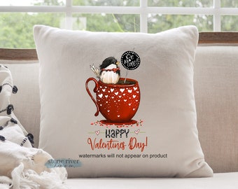 Valentines day pillow cover | valentines day decor | valentines day decorating | gift for her | love | February 14 | valentine love birds