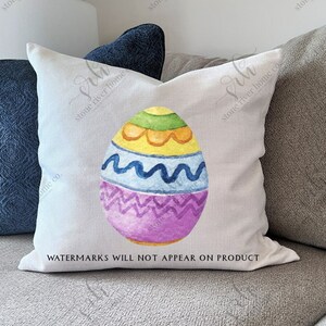 Easter egg decor pillow cover | Easter pillow cover | Farmhouse Decor | Farmhouse Pillow Cover | Decorative pillow | Spring Decor