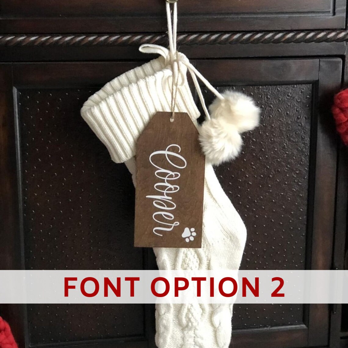 Personalized Christmas Stocking Tags Stocking Tags Etsy