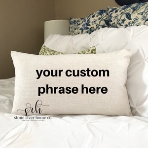 Custom pillow cover | Decorative Pillow | Farmhouse Throw Pillow Cover | Wedding Anniversary Gift | Personalized Couple Names & Est Date