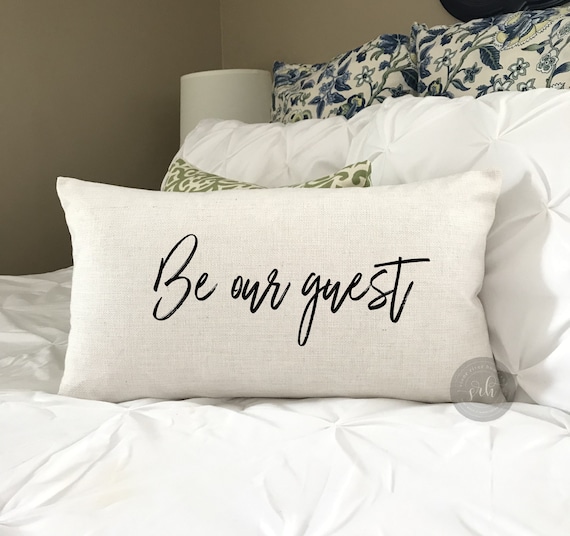 Be our guest lumbar cheap pillow