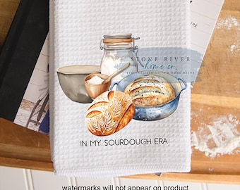 Sourdough Waffle Weave Kitchen Towel: Baking Accessories