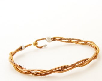 Braided Guitar String Bracelet - Mens Bracelet - Womens Bracelet