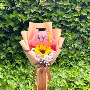 Graduation Day bouquet. Yellow Bouquet. Graduation Day gift. The doll stand is not included.