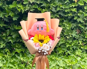 Graduation Day bouquet. Yellow Bouquet. Graduation Day gift. The doll stand is not included.