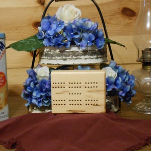 Travel Cribbage Boards - Handmade, compact 2 player Cribbage Board