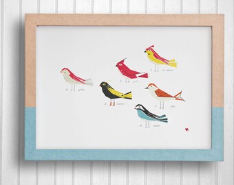 BIRDIES - A4 print