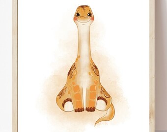 Dinosaur Art afdrukbare muur kunst, baby kinderkamer kunst, baby jongen decor, kwekerij dinosaurus kunst aan de muur, baby shower cadeau, babykamer kunst, decor van de kinderkamer
