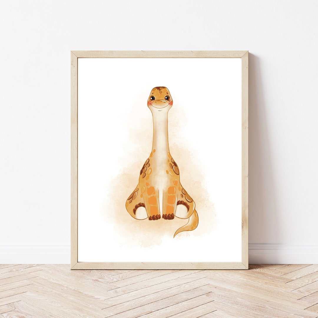 Dinosaur Art Printable Wall Art, Baby Nursery Art, Baby Boy Decor ...