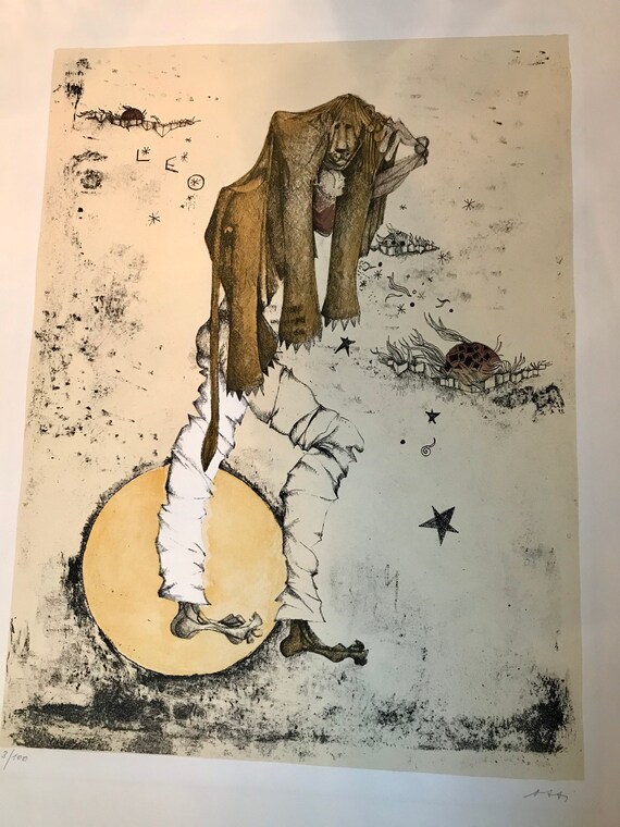 Original Ossi Czinner, Litho, “leo” - Etsy