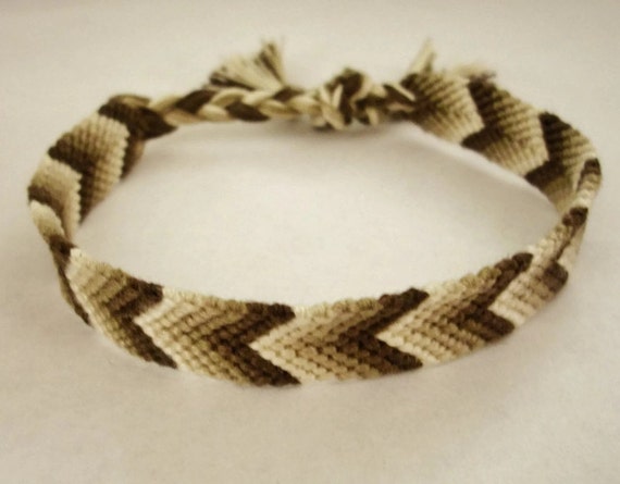 Chevron sale macrame bracelet