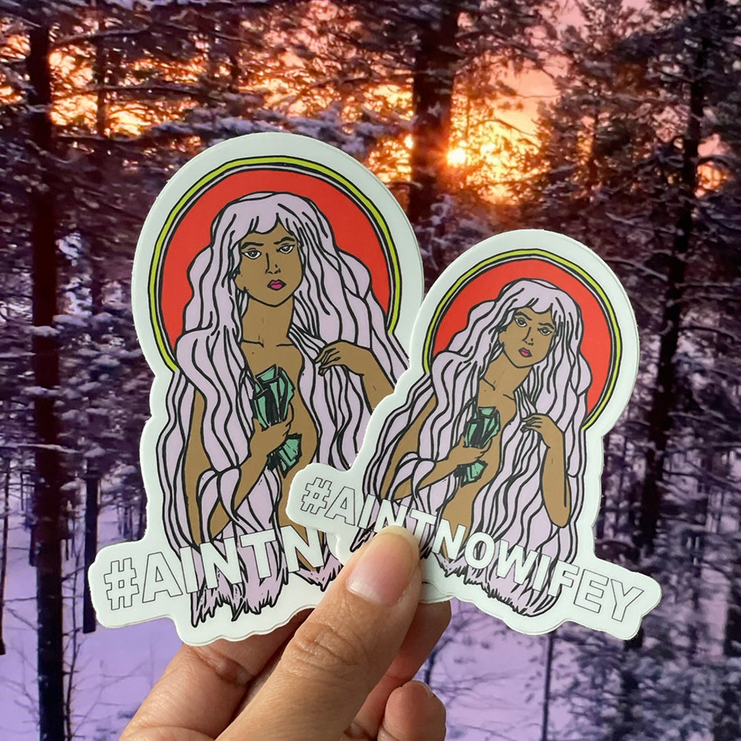 Beautiful Brown Mary Magdalene AINTNOWIFEY bubble-free - Etsy