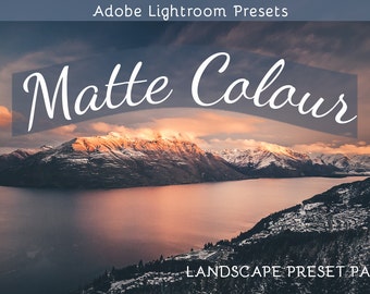 Matte Colour for Landscape: Adobe Lightroom Preset Pack