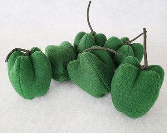 DRK GREEN Bell Pepper catnip toys.