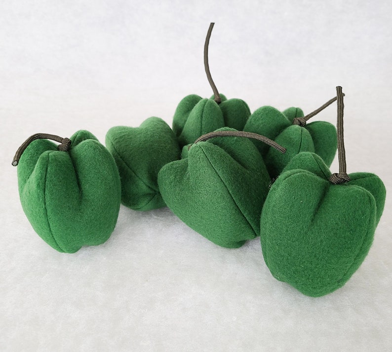 DRK GREEN Bell Pepper catnip toys. image 1