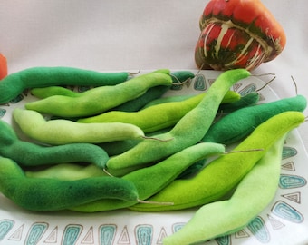 Green Bean catnip toy