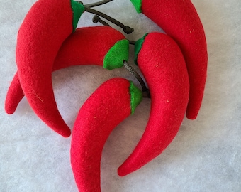 RED Chili Pepper catnip toys.