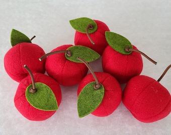 RED Apple catnip toys.