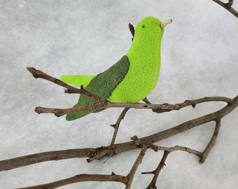 Green Bird catnip toy