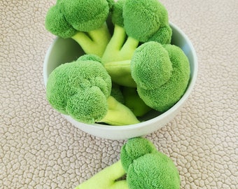 Broccoli catnip toy.