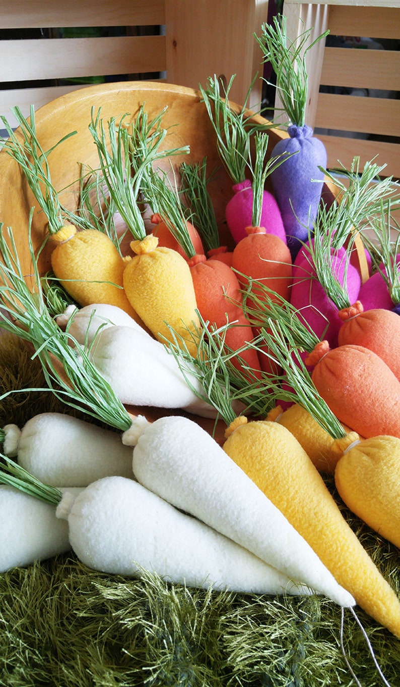 Yellow Carrot catnip toys. image 5