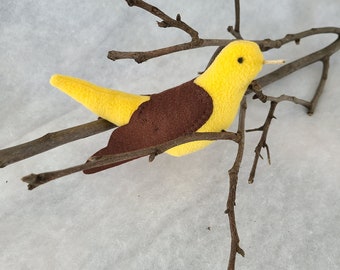 Yellow Bird catnip toy