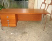Danish Mid Century Modern Teak Small Low Desk by Finn Juhl