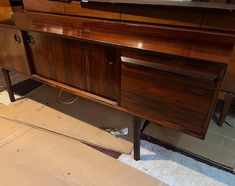 Danish  Rosewood Credenza Sideboard TV sofa hallway cabinet