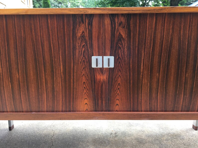 Danish Modern Hans Wegner Rosewood Credenza Sideboard image 5