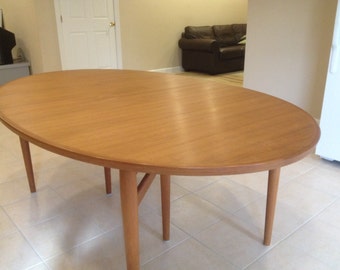 RARE Arne Vodder Danish Modern Vintage Teak Dining Table Model 212