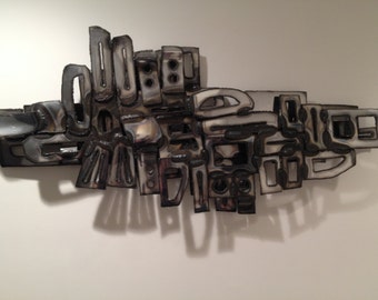 Vintage Mid Century Wall Art  Sculpture by Todd Pendleton
