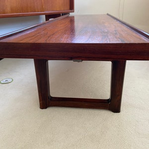 Danish Scandinavian Brazilian Rosewood Coffee table image 4