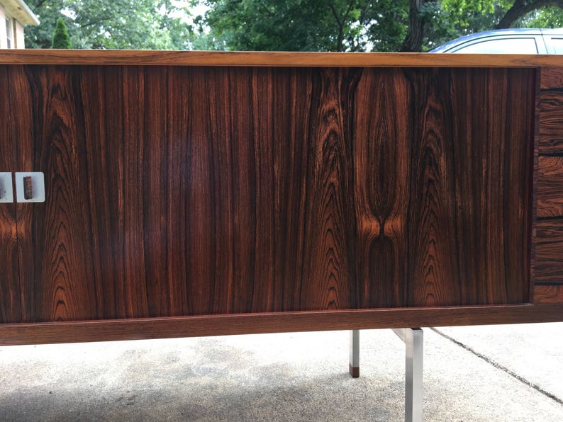 Danish Modern Hans Wegner Rosewood Credenza Sideboard image 2