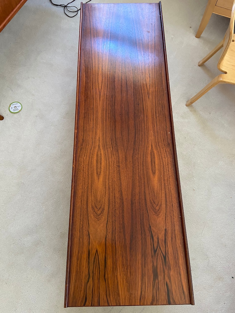 Danish Scandinavian Brazilian Rosewood Coffee table image 10