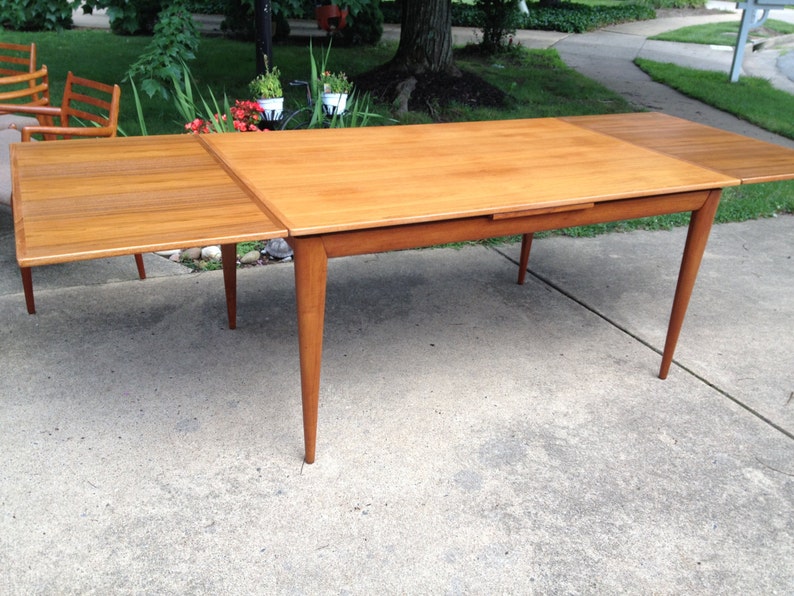 Danish Modern Teak Dining Large Table by Niels O JL Moller Model 12 image 3