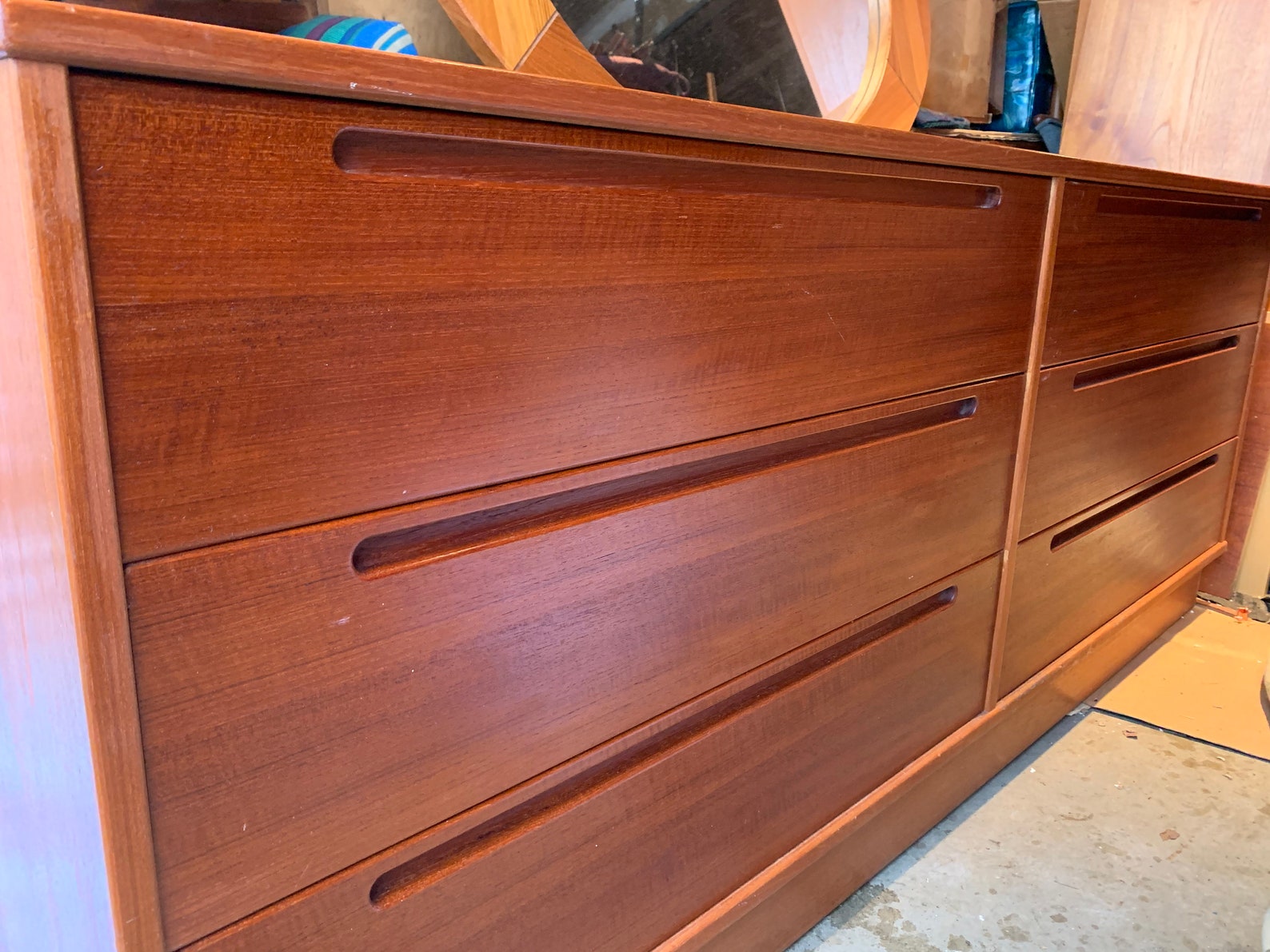 Danish Modern Teak Long Dresser Bed by Torring Etsy