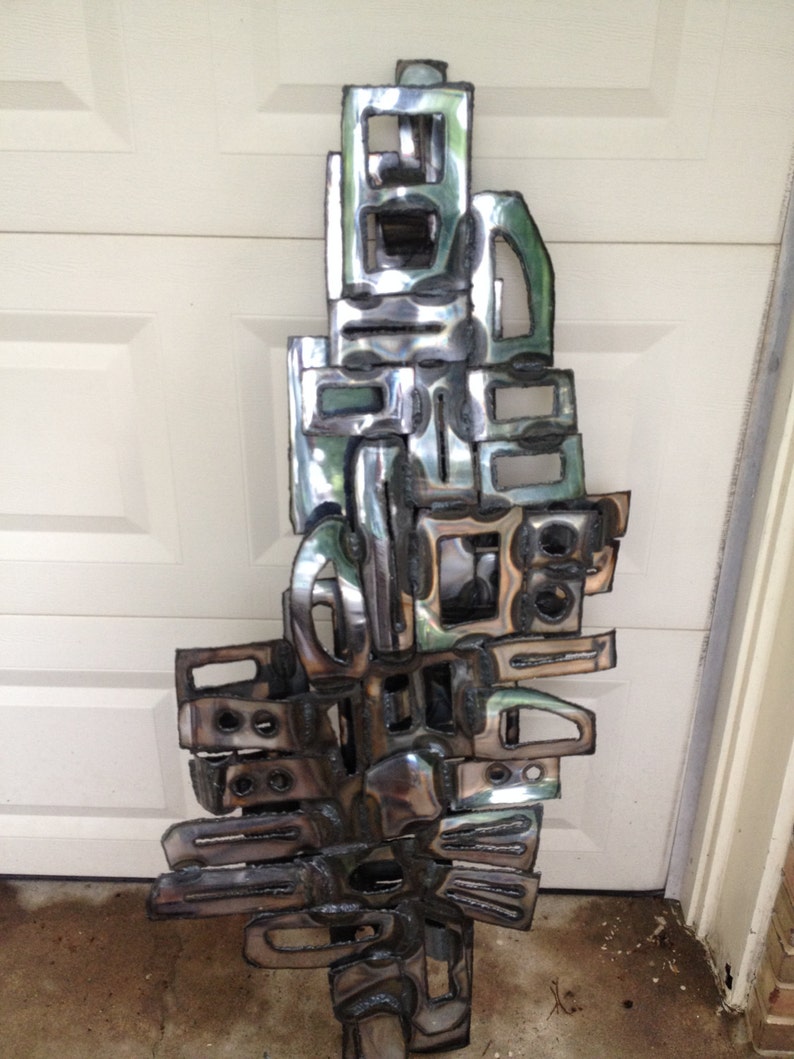 Vintage Mid Century Wall Art Sculpture by Todd Pendleton image 2