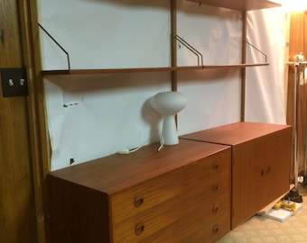 Danish Modern Mid Century Hansen Wall unit Cabinets