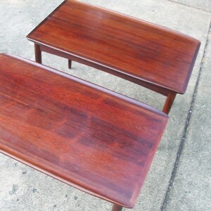 Danish Scandinavian Brazilian Rosewood End Table image 3