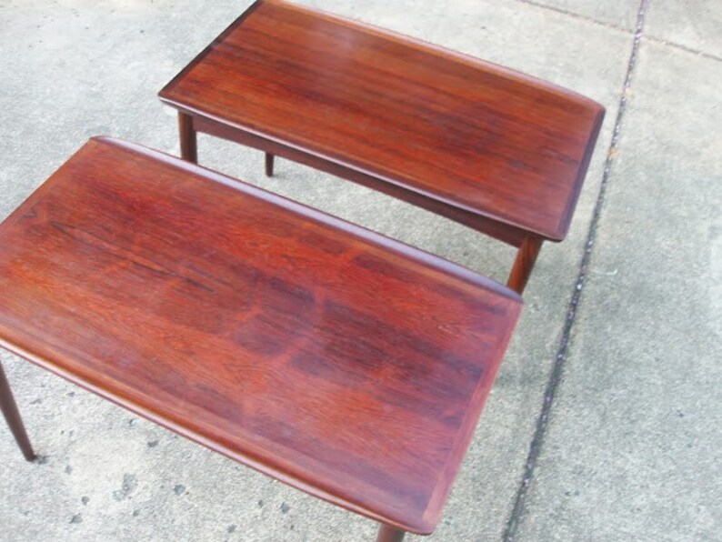 Danish Scandinavian Brazilian Rosewood End Table image 3