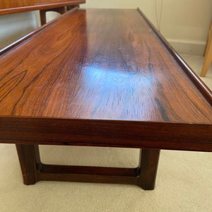 Danish Scandinavian Brazilian Rosewood Coffee table image 5