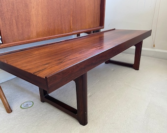 Danish Scandinavian Brazilian Rosewood Coffee table