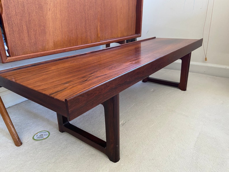 Danish Scandinavian Brazilian Rosewood Coffee table image 1