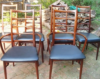 Danish Rosewood Dining Chairs by KOEFOEDS HORNSLET