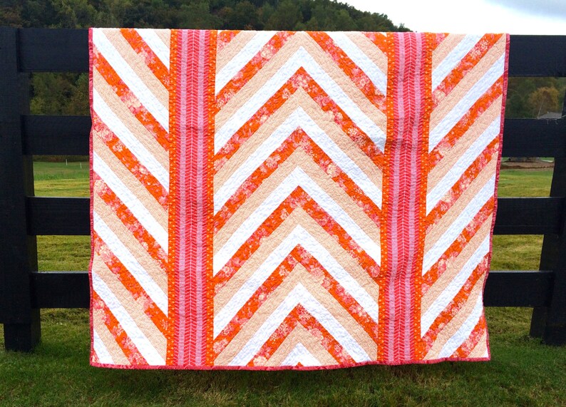 PDF Pattern Waves of Hope Easy Quilt Etsy