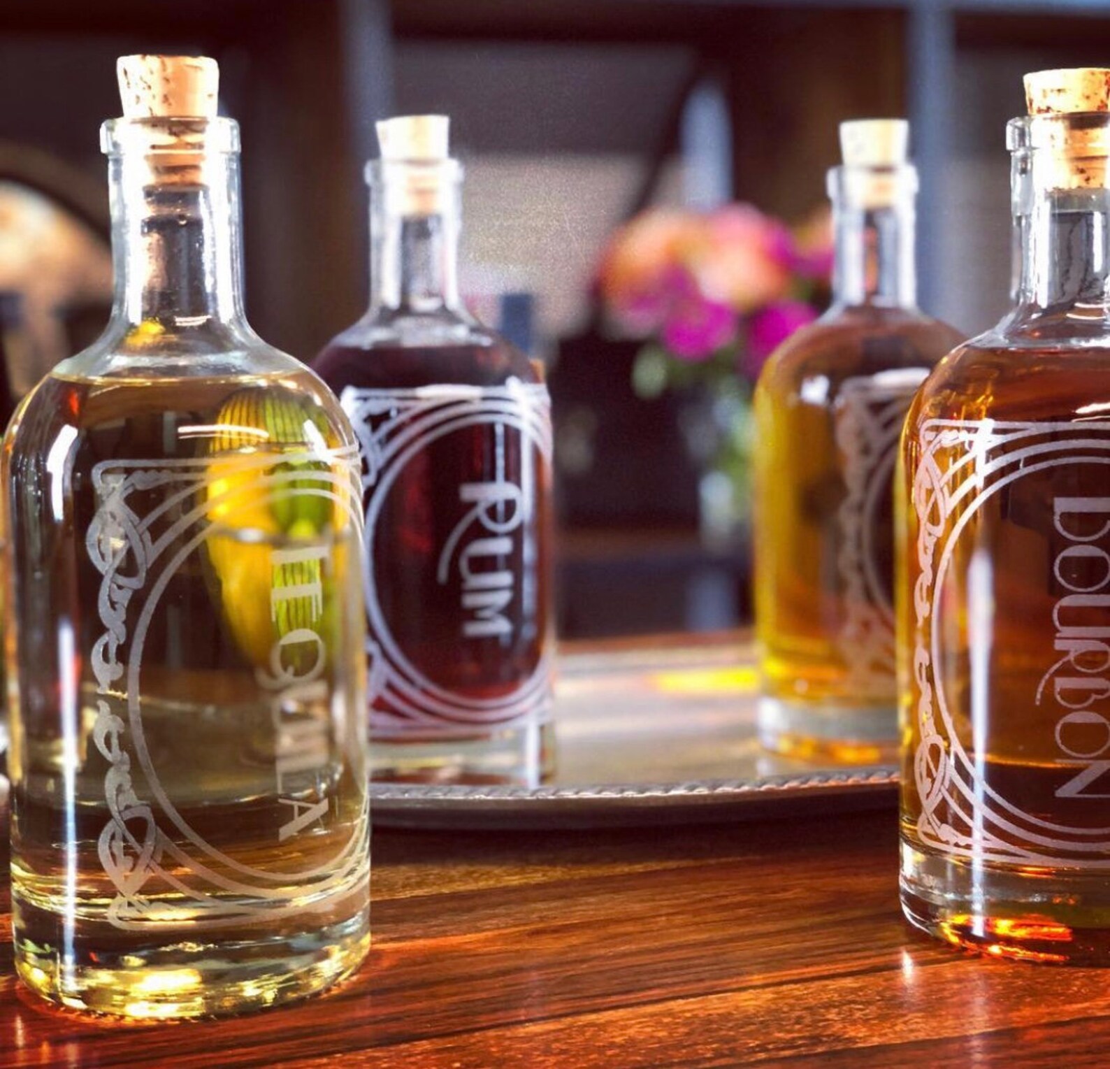 Etched Glass Tequila Decanter a Unique Gift to elevate the Etsy