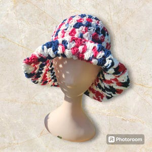 Red White and Blue bucket hat