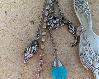 Mermaid bookmark \ beach bookmark \ Mermaid \ beach inspired gift \ mermaid jewelry