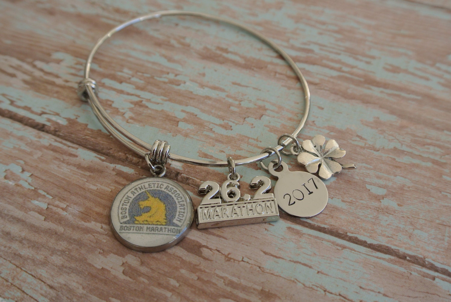 Boston Marathon Bracelet // 26.2 Marathon Bracelet // Running
